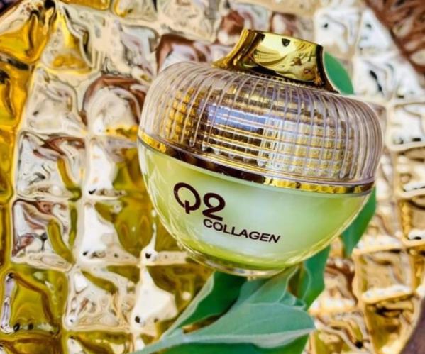 Kem face Q2 Collagen xanh trị mụn thâm sáng da