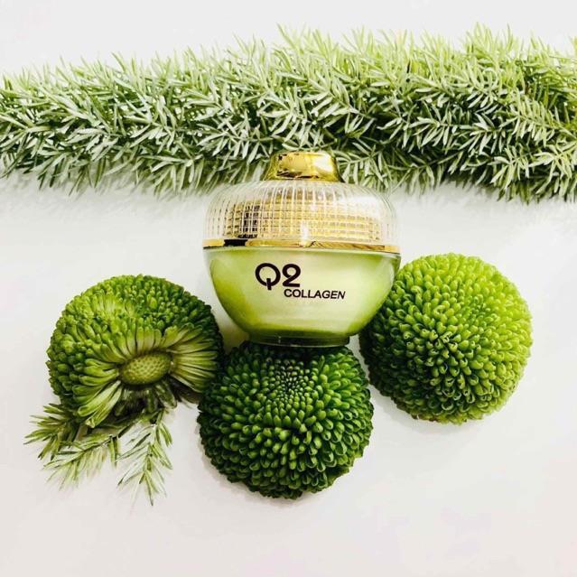 Kem face Q2 Collagen xanh trị mụn thâm sáng da