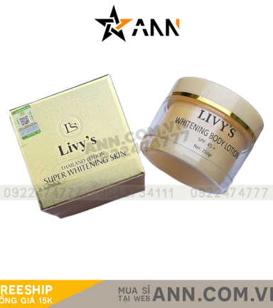 Kem body Livy's hộp vàng hàng Thái Lan chính hãng - 885004077776