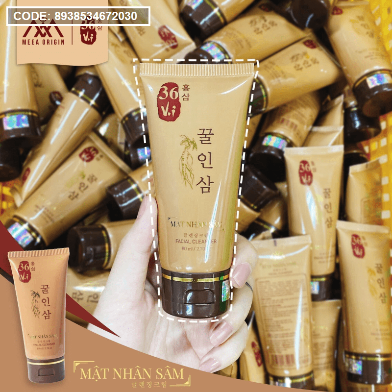 Sữa rữa mặt 36 Vị mật nhân sâm chính hãng
