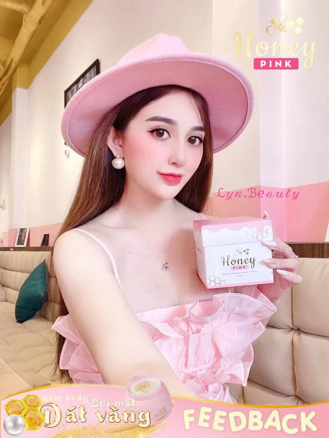 Body Honey Pink - Sợi mật ong dát vàng 24k