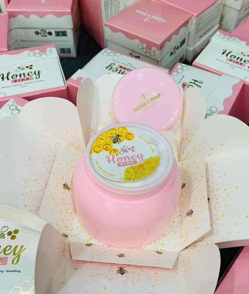 Body Honey Pink - Sợi mật ong dát vàng 24k