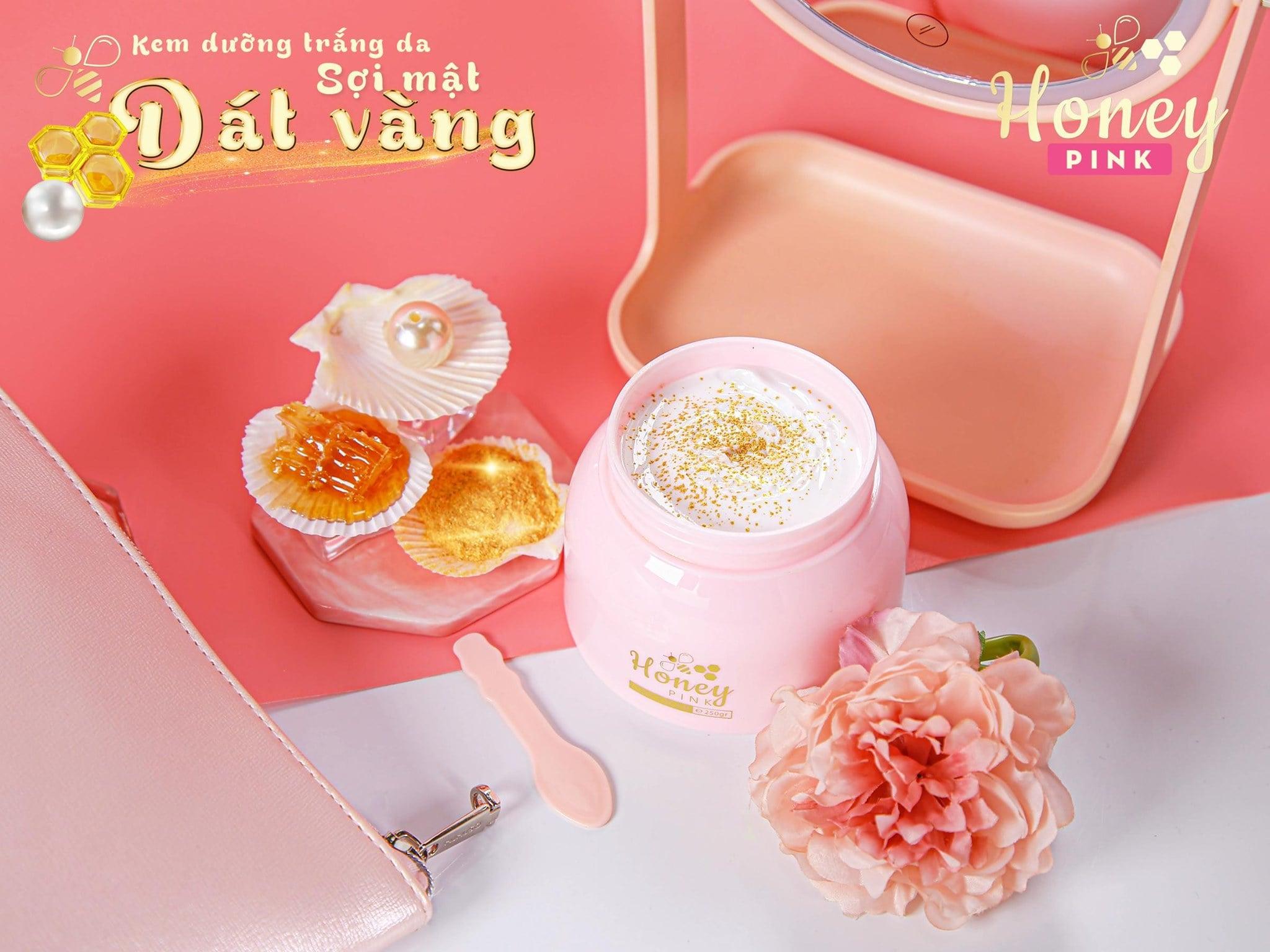 Body Honey Pink - Sợi mật ong dát vàng 24k