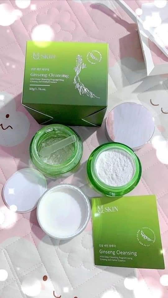 Bột rửa mặt nhân sâm mqskin hàng chính hãng
