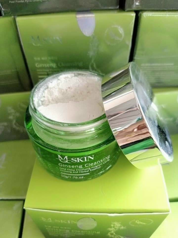Bột rửa mặt nhân sâm mqskin hàng chính hãng