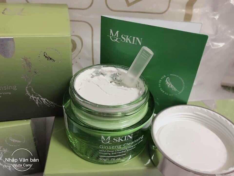 Bột rửa mặt nhân sâm mqskin hàng chính hãng