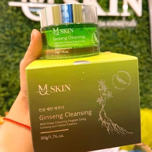 Bột rửa mặt nhân sâm mqskin hàng chính hãng