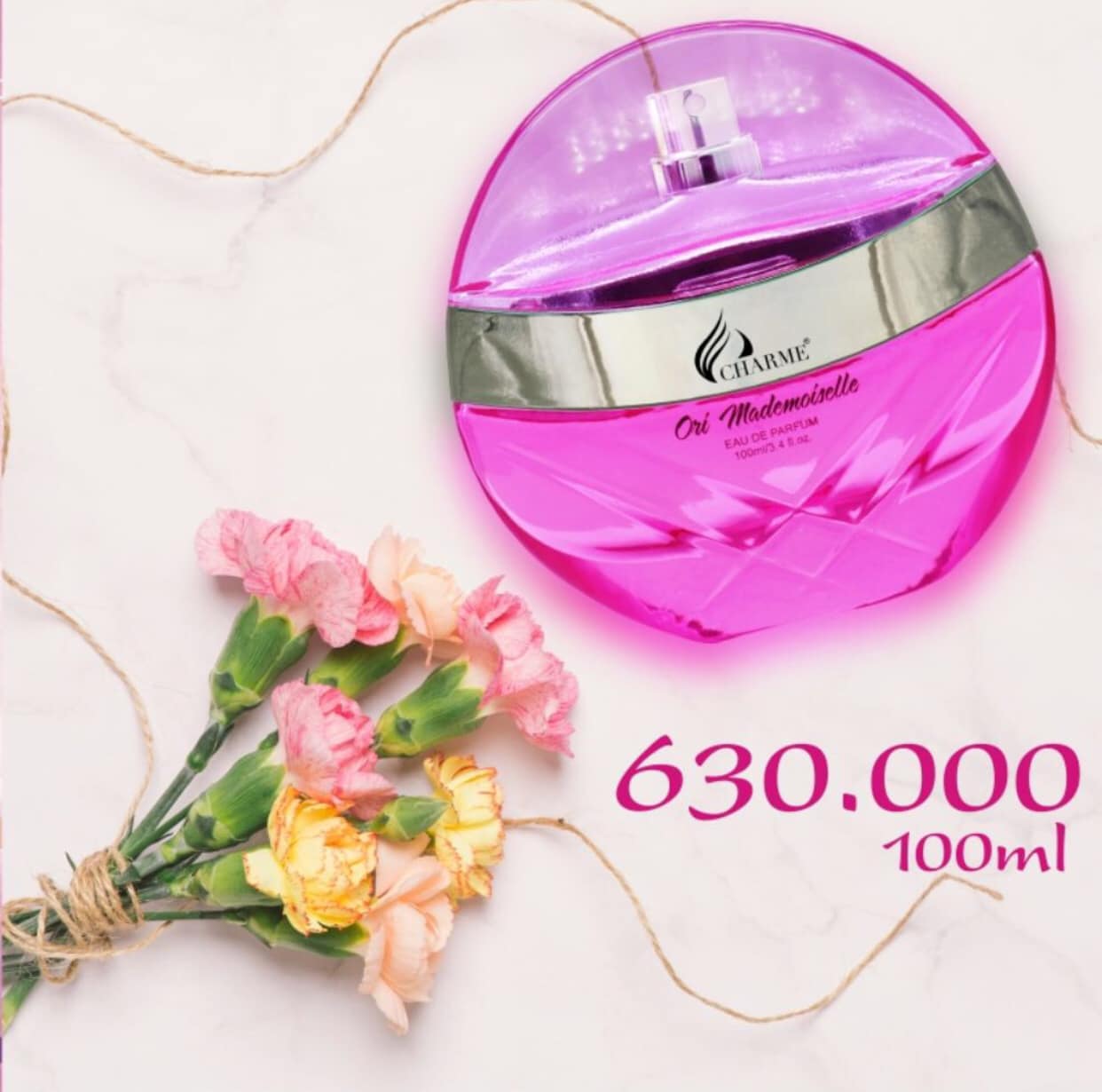 Hàng chính hãng- Nước hoa nữ charme ori mademoiselle 100ml