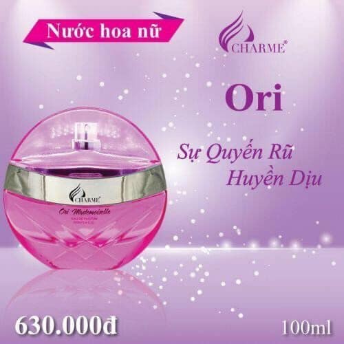 Hàng chính hãng- Nước hoa nữ charme ori mademoiselle 100ml