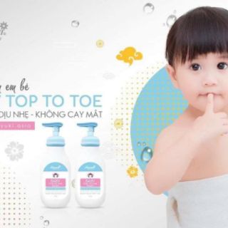 Sữa tắm thảo dược cho bé Hanayuki hàng chính hãng