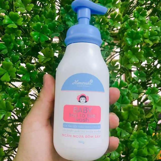 Sữa tắm thảo dược cho bé Hanayuki hàng chính hãng