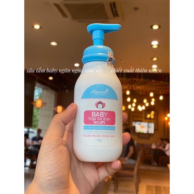 Sữa tắm thảo dược cho bé Hanayuki hàng chính hãng