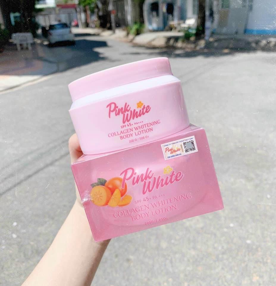 Kem Trắng Da Body Pink white hàng chính hãng