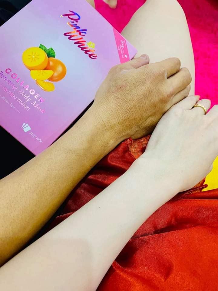 Ủ truyền trắng Pink White collagen
