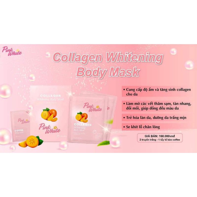 Ủ truyền trắng Pink White collagen