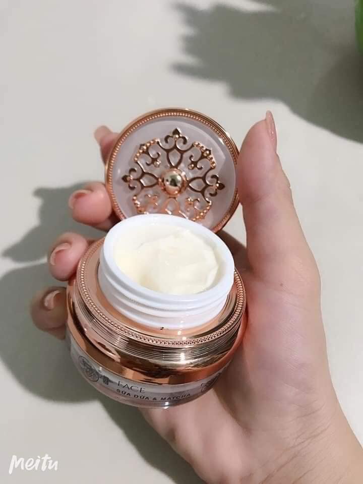 Kem face luxury sữa dừa & matcha Bà Lão hàng chính hãng