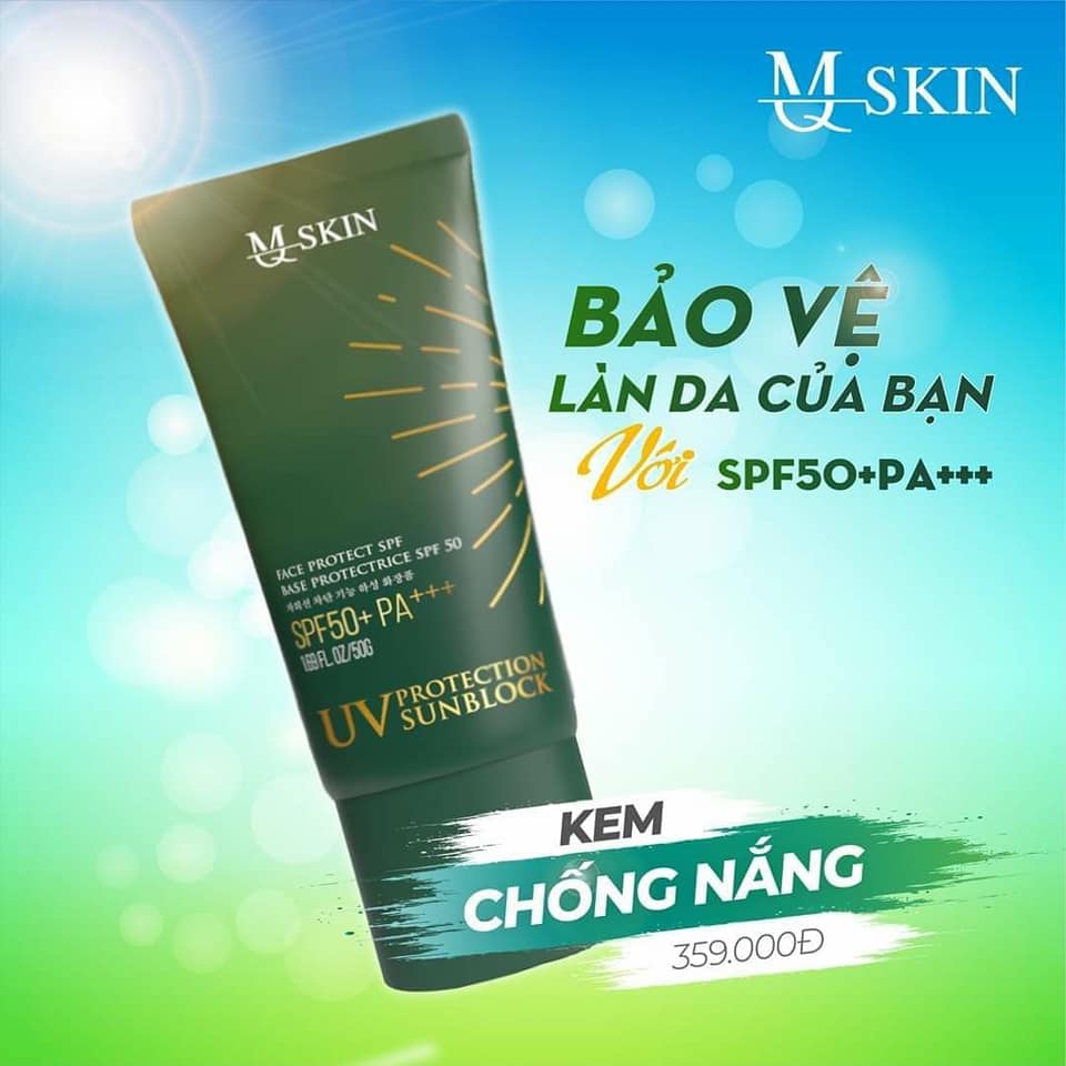 Nguồn hàng sỉ kem Chống Nắng MQ Skin 12 Nguồn hàng sỉ kem Chống Nắng MQ Skin