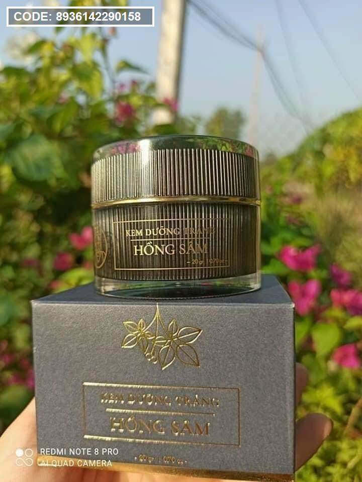 Kem Face dưỡng trắng hồng sâm Bà Lão hàng chính hãng