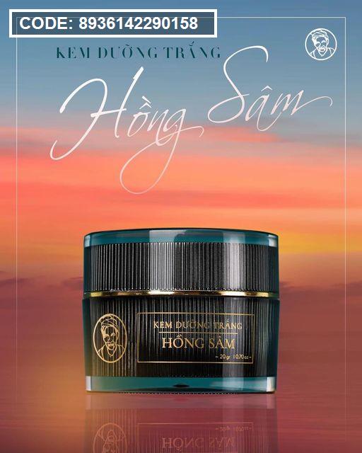 Kem Face dưỡng trắng hồng sâm Bà Lão hàng chính hãng