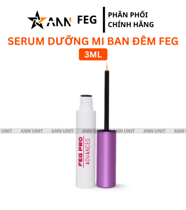 Sale Hàng Ướt Không Hộp - Serum Dưỡng Mi Feg Pro Advanced - Ban Đêm - 6946795800743