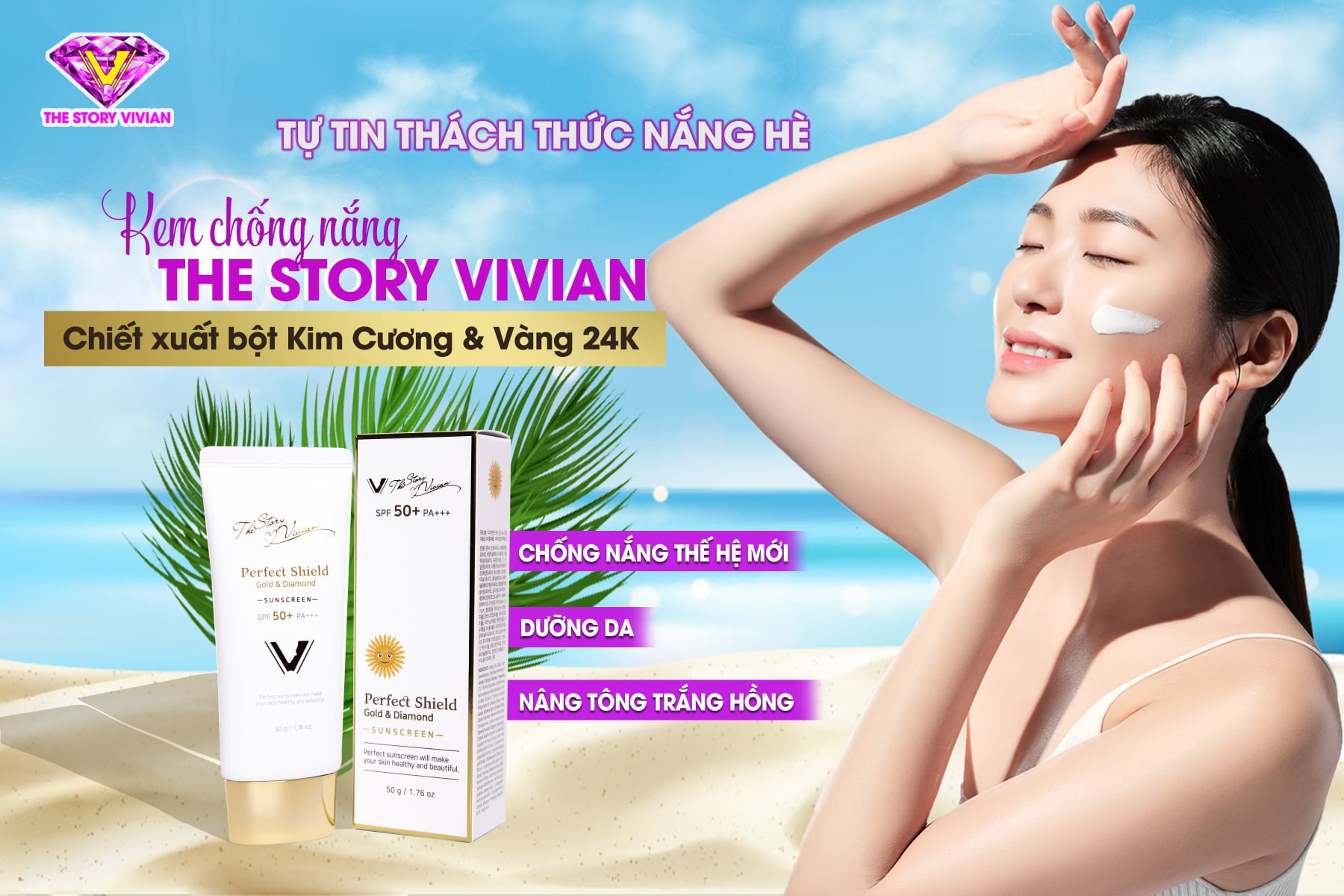 Kem chống nắng The Story Vivian Hàn Quốc - 8809470603320