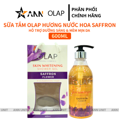 Sữa Tắm Trắng Da Olap French Màu Tím 600ml - 8938519955936