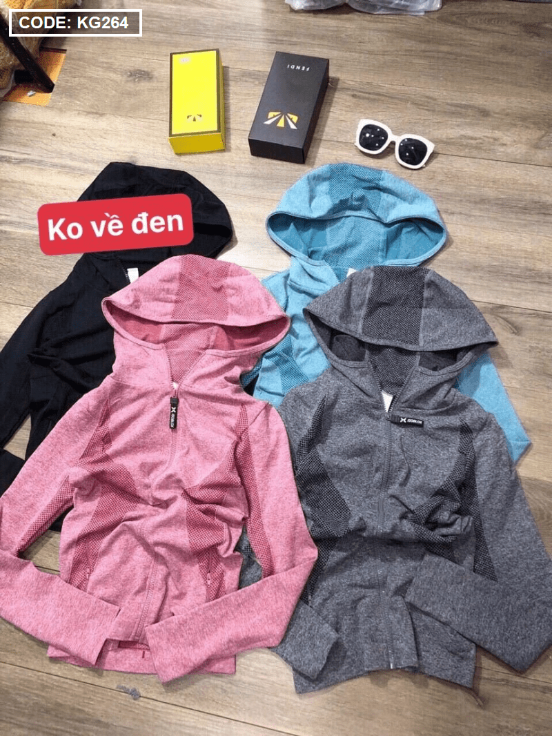 Áo khoác nữ dệt kim hàng QC