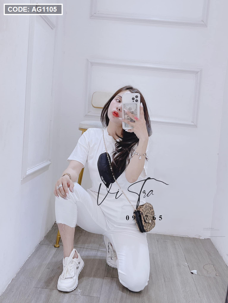 Nơi lấy sỉ áo thun nữ in hình trái tim thun thái form ôm