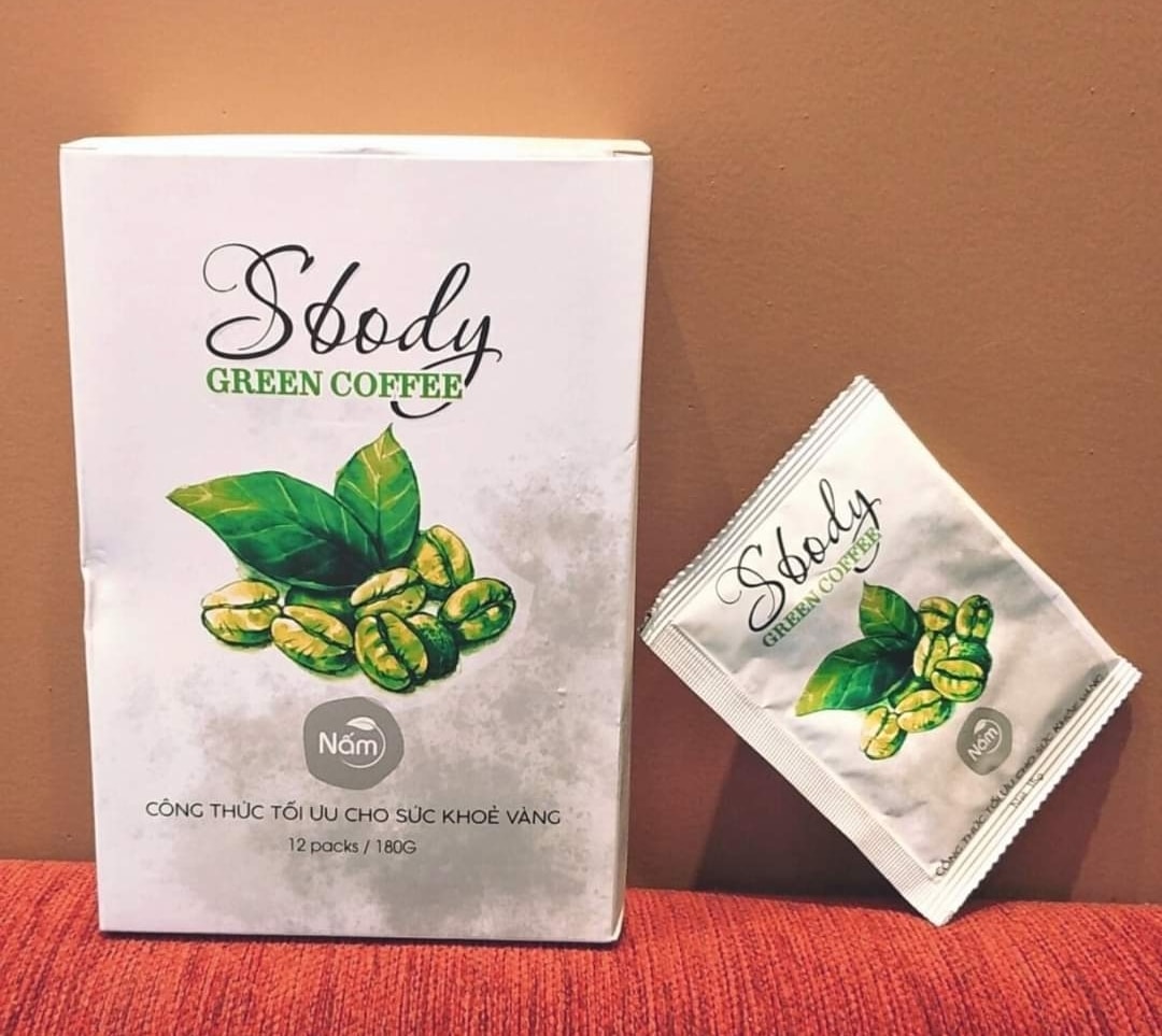 Nấm giảm cân SBody Green Coffee dạng bột chính hãng - 8938509922016