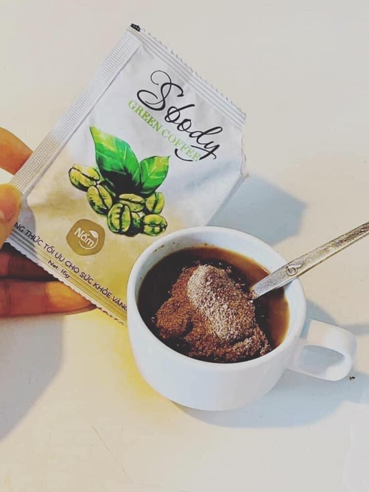 Nấm giảm cân SBody Green Coffee dạng bột chính hãng - 8938509922016
