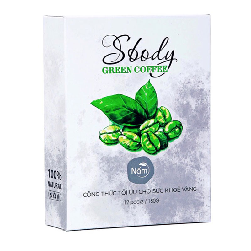 Nấm giảm cân SBody Green Coffee dạng bột chính hãng - 8938509922016