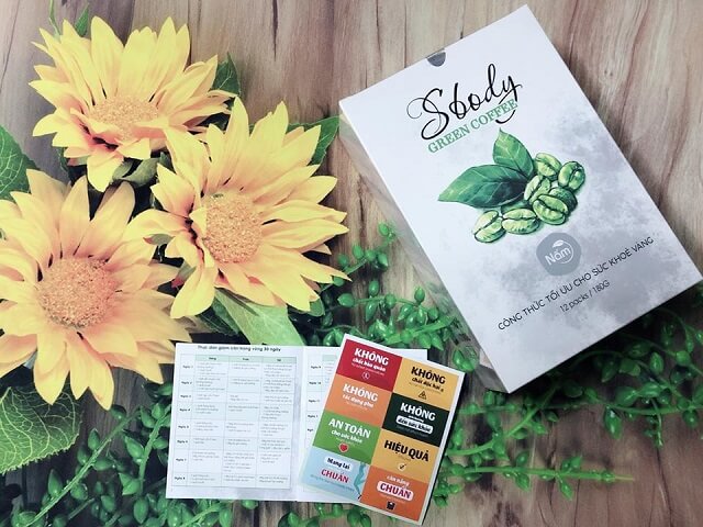 Nấm giảm cân SBody Green Coffee dạng bột chính hãng - 8938509922016
