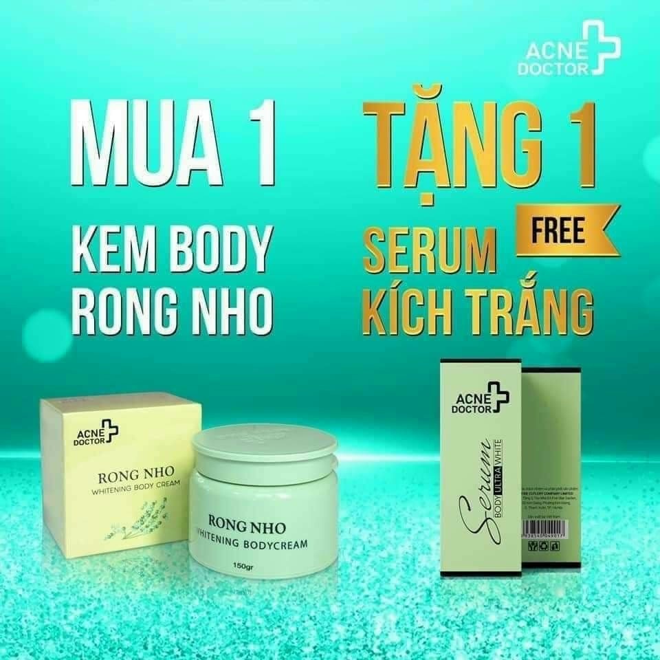 Kem body rong nho Acne Doctor chính hãng - 8938540049017
