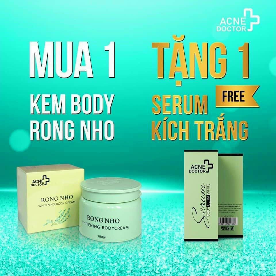 Kem body rong nho Acne Doctor chính hãng - 8938540049017