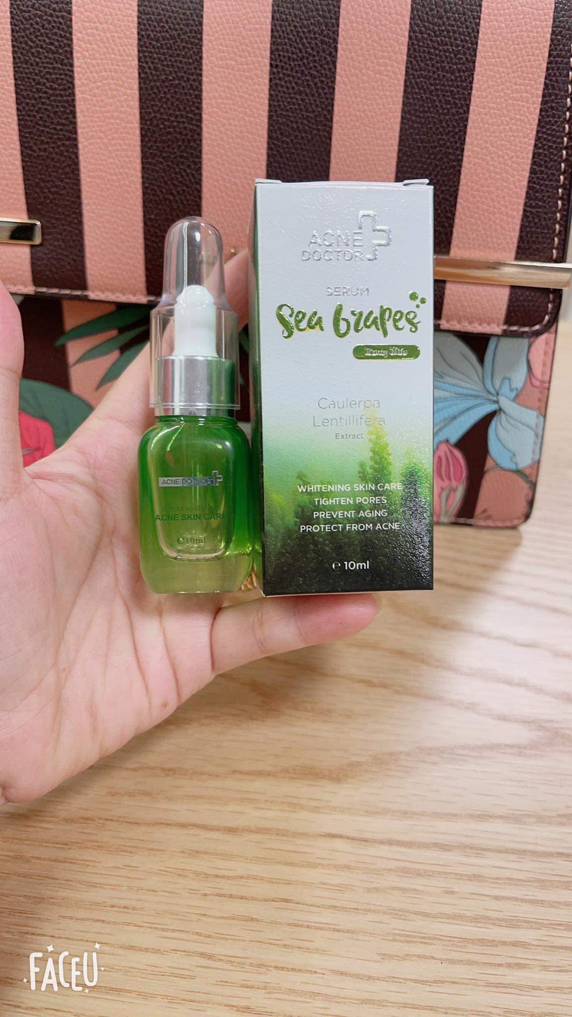 Serum trị mụn Sea Bzapes rong nho Acne Doctor chính hãng - 8938540049031
