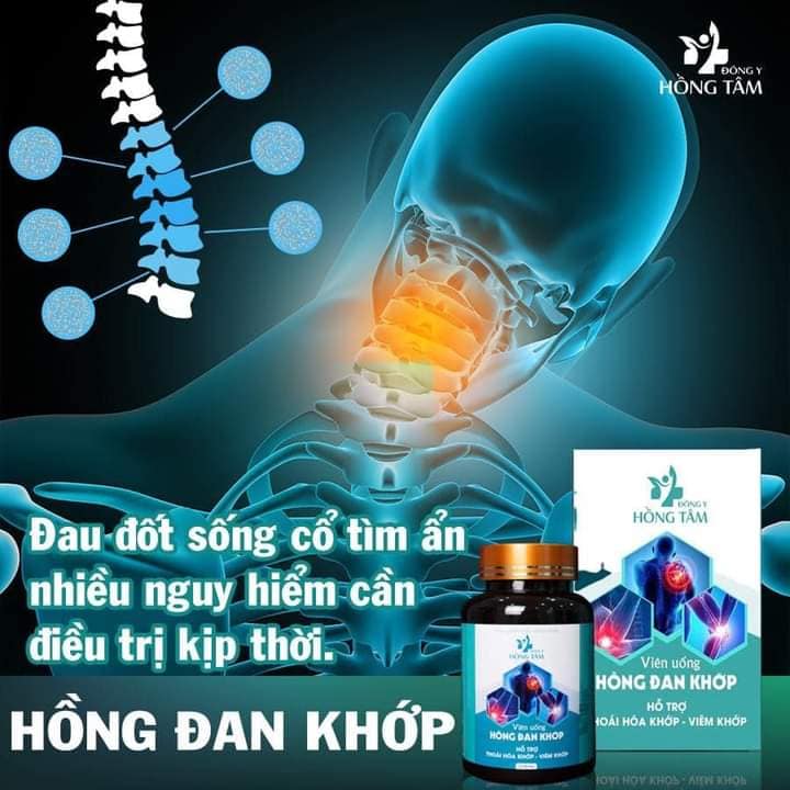 Viên uống Hồng Đan Khớp công ty đông y Hồng Tâm chính hãng - 8938529135069