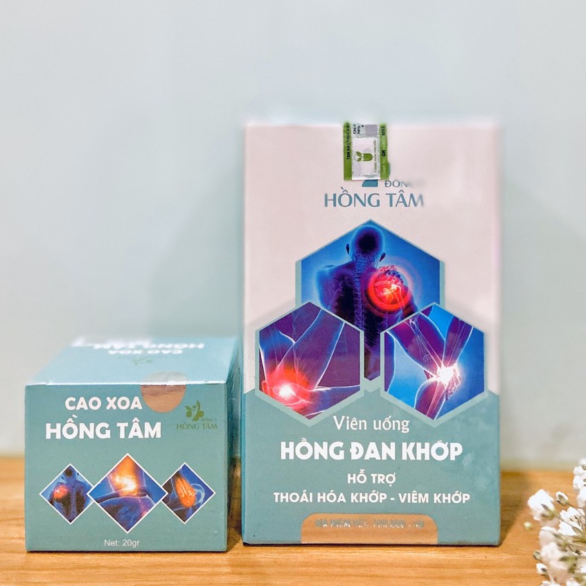 Viên uống Hồng Đan Khớp công ty đông y Hồng Tâm chính hãng - 8938529135069