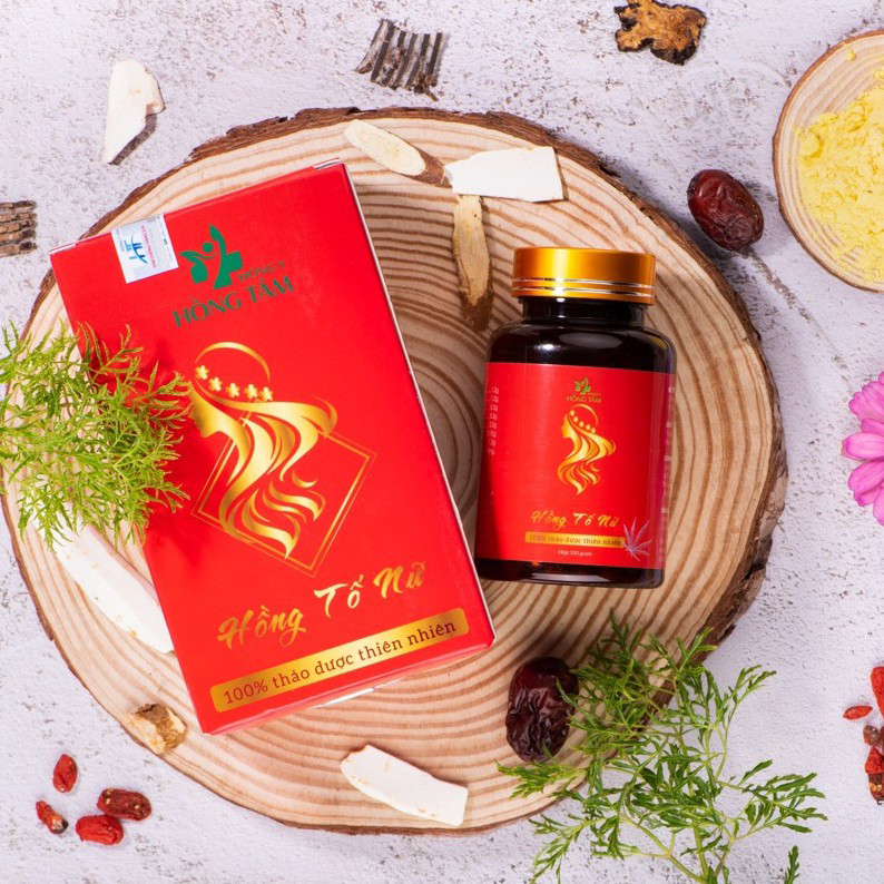 Viên uống Hồng tố nữ hỗ trợ cải thiện chứng rối loạn kinh nguyệt công ty Hồng tâm chính hãng - 8938529135007