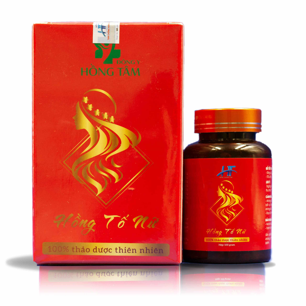 Viên uống Hồng tố nữ hỗ trợ cải thiện chứng rối loạn kinh nguyệt công ty Hồng tâm chính hãng - 8938529135007
