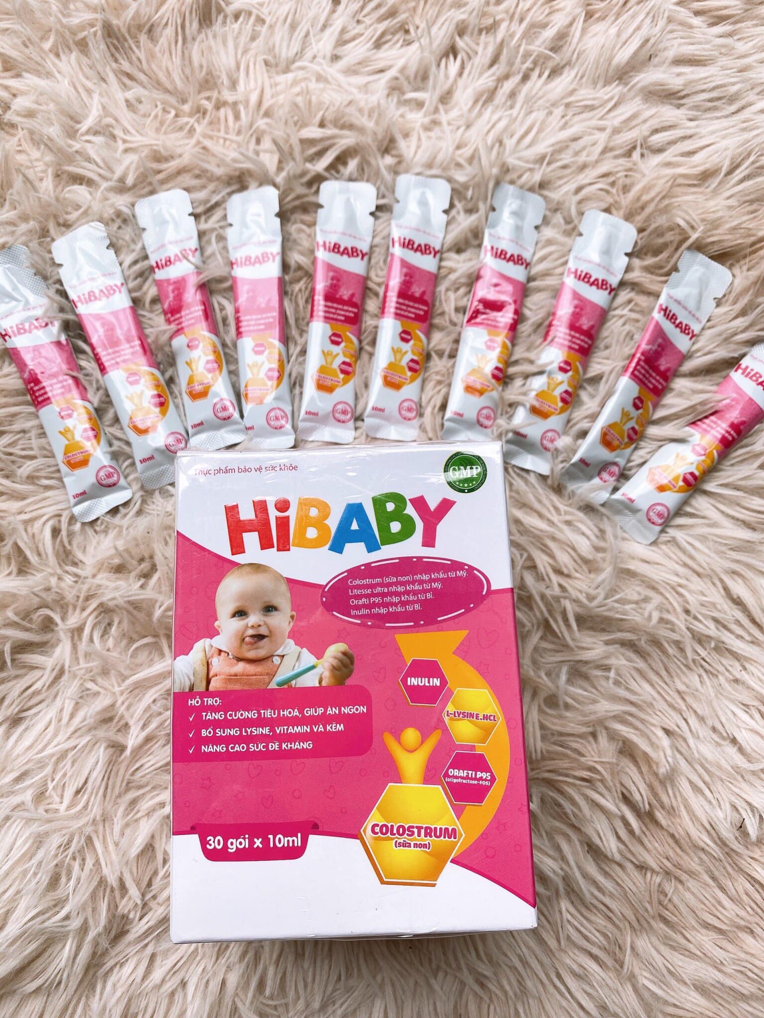 Siro Hibaby hỗ trợ giúp trẻ ăn ngon cải thiện hệ tiêu hóa Hồng Tâm - 8938529135120