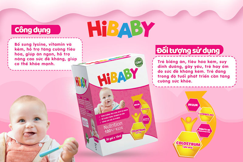 Siro Hibaby hỗ trợ giúp trẻ ăn ngon cải thiện hệ tiêu hóa Hồng Tâm - 8938529135120