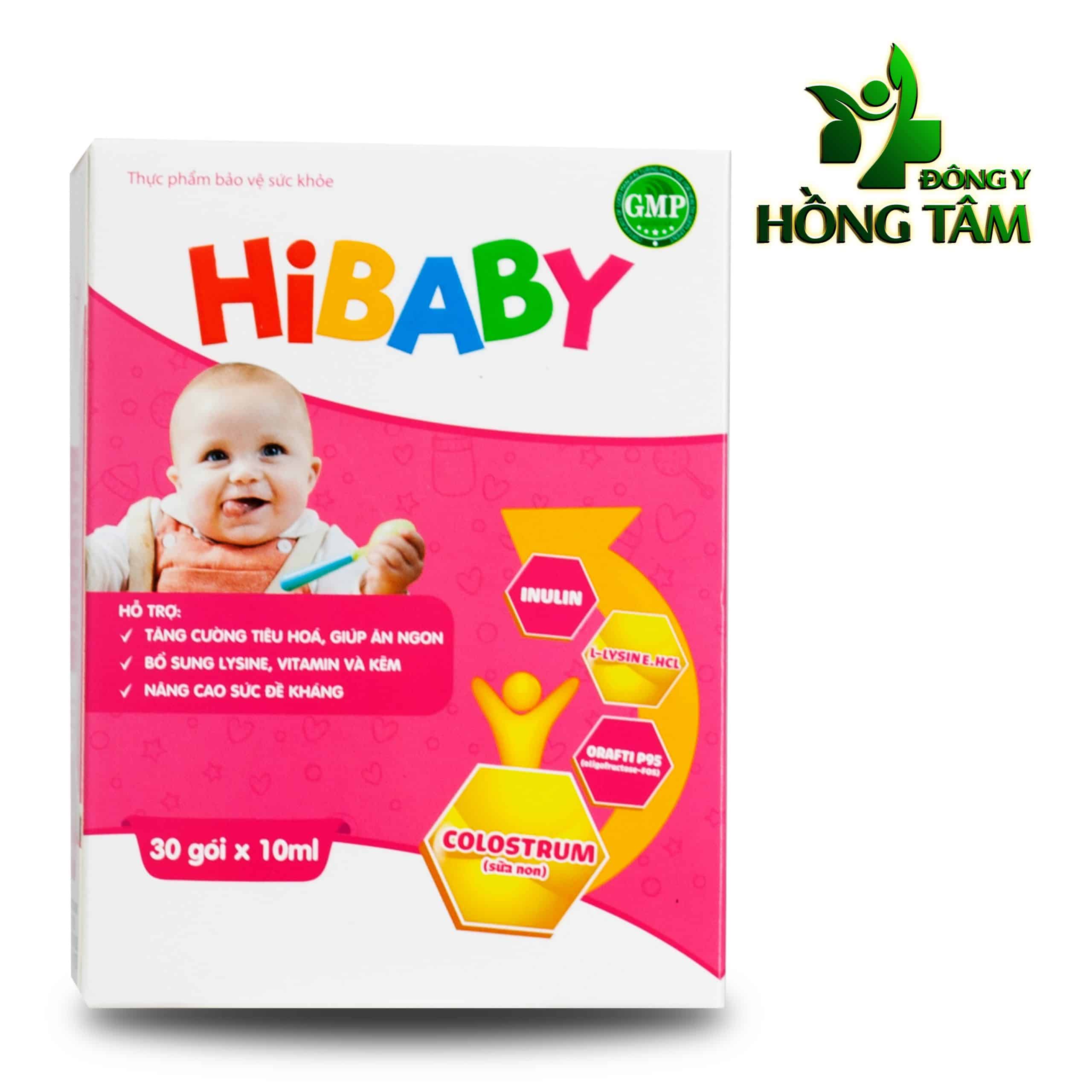 Siro Hibaby hỗ trợ giúp trẻ ăn ngon cải thiện hệ tiêu hóa Hồng Tâm - 8938529135120
