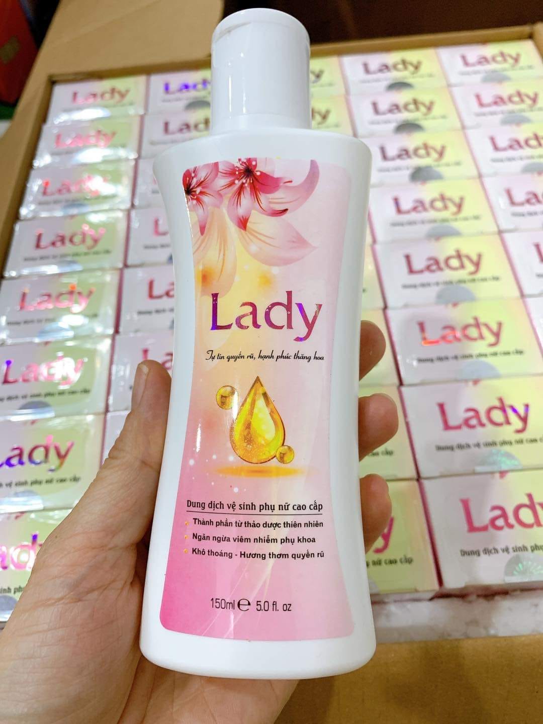 Dung dịch vệ sinh phụ nữ cao cấp Lady công ty Hồng Tâm chính hãng - 8938529135090