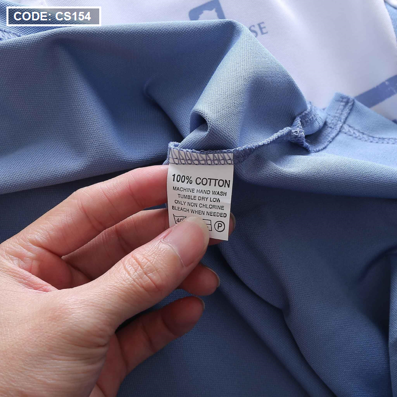 Áo thun nam Polo in sọc màu cao cấp - CS154