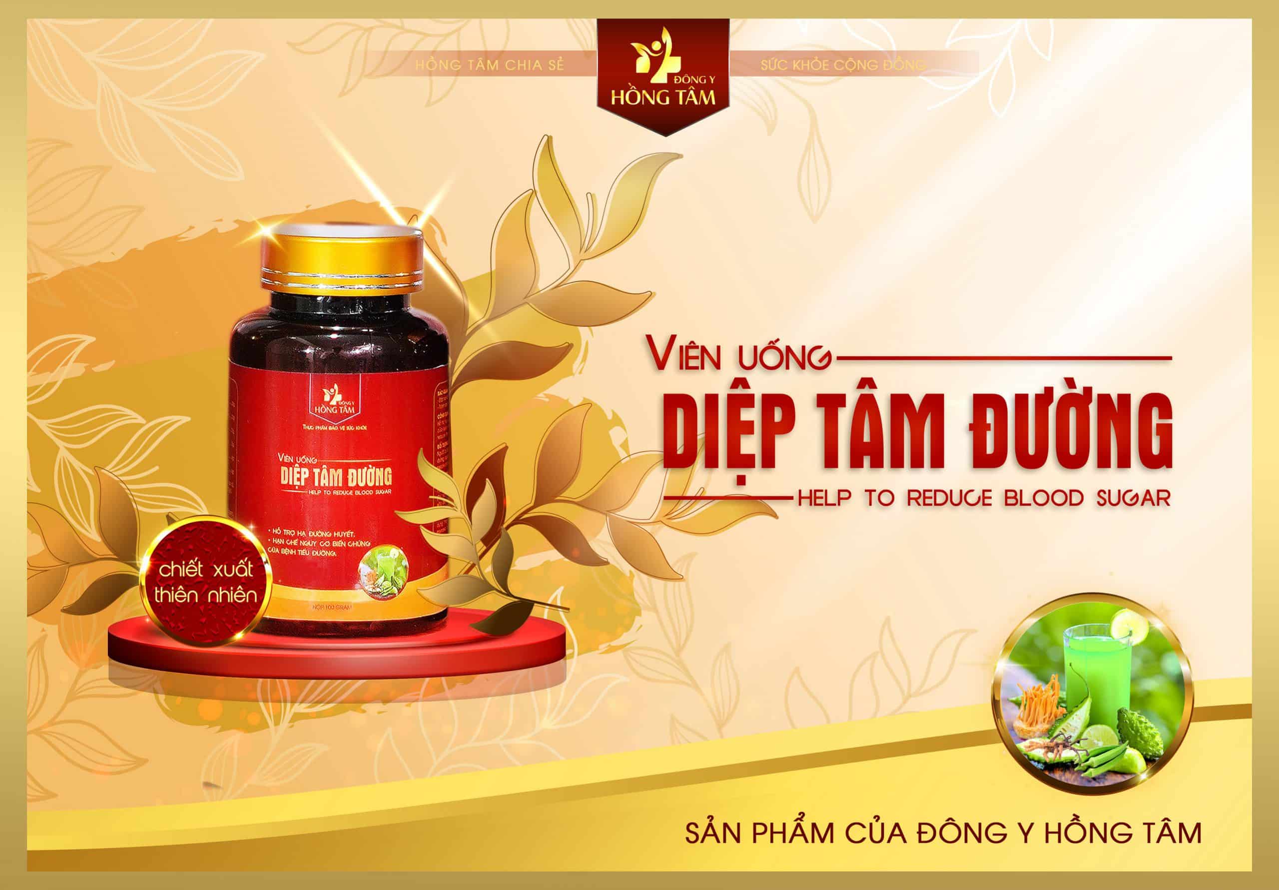 Viên uống Diệp Tâm Đường Chính hãng - 8938529135144