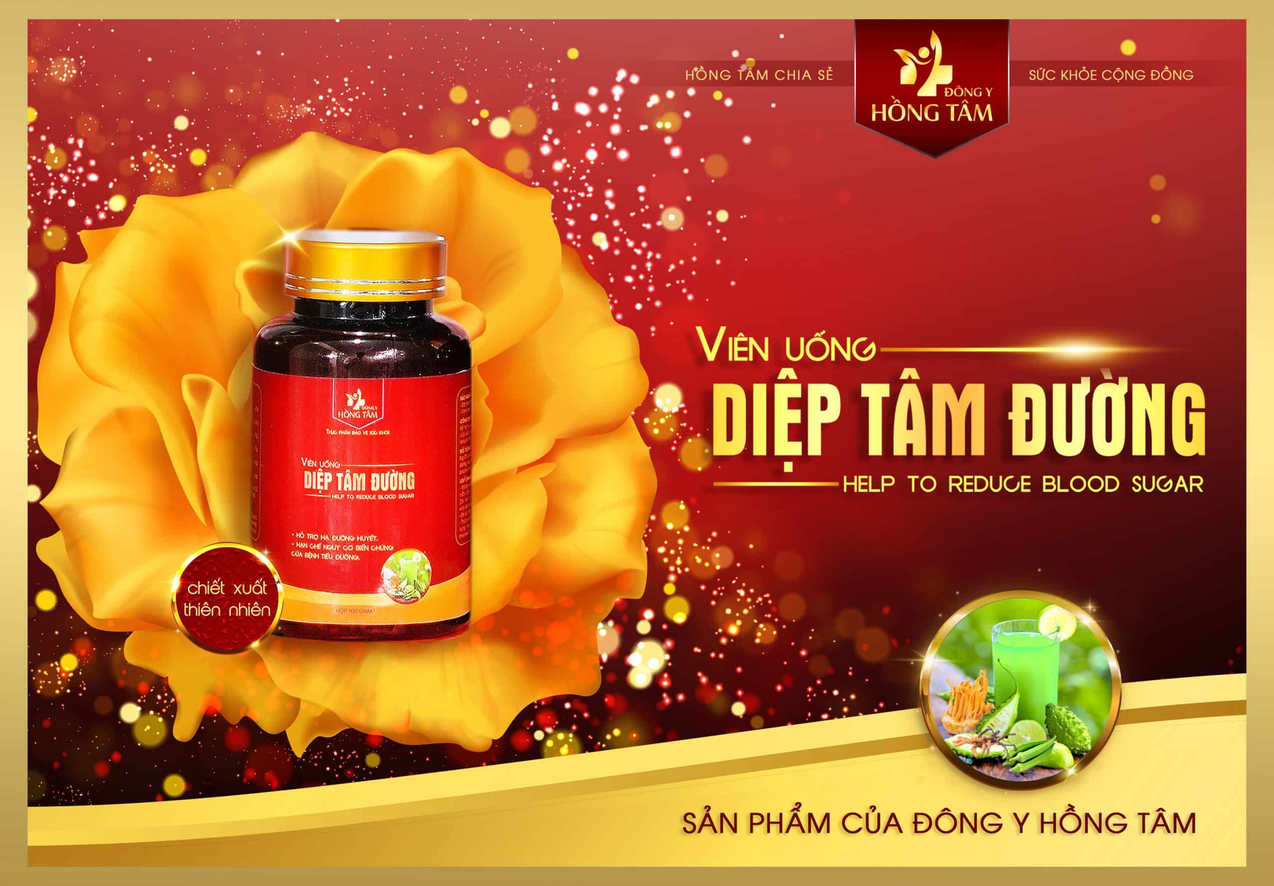 Viên uống Diệp Tâm Đường Chính hãng - 8938529135144