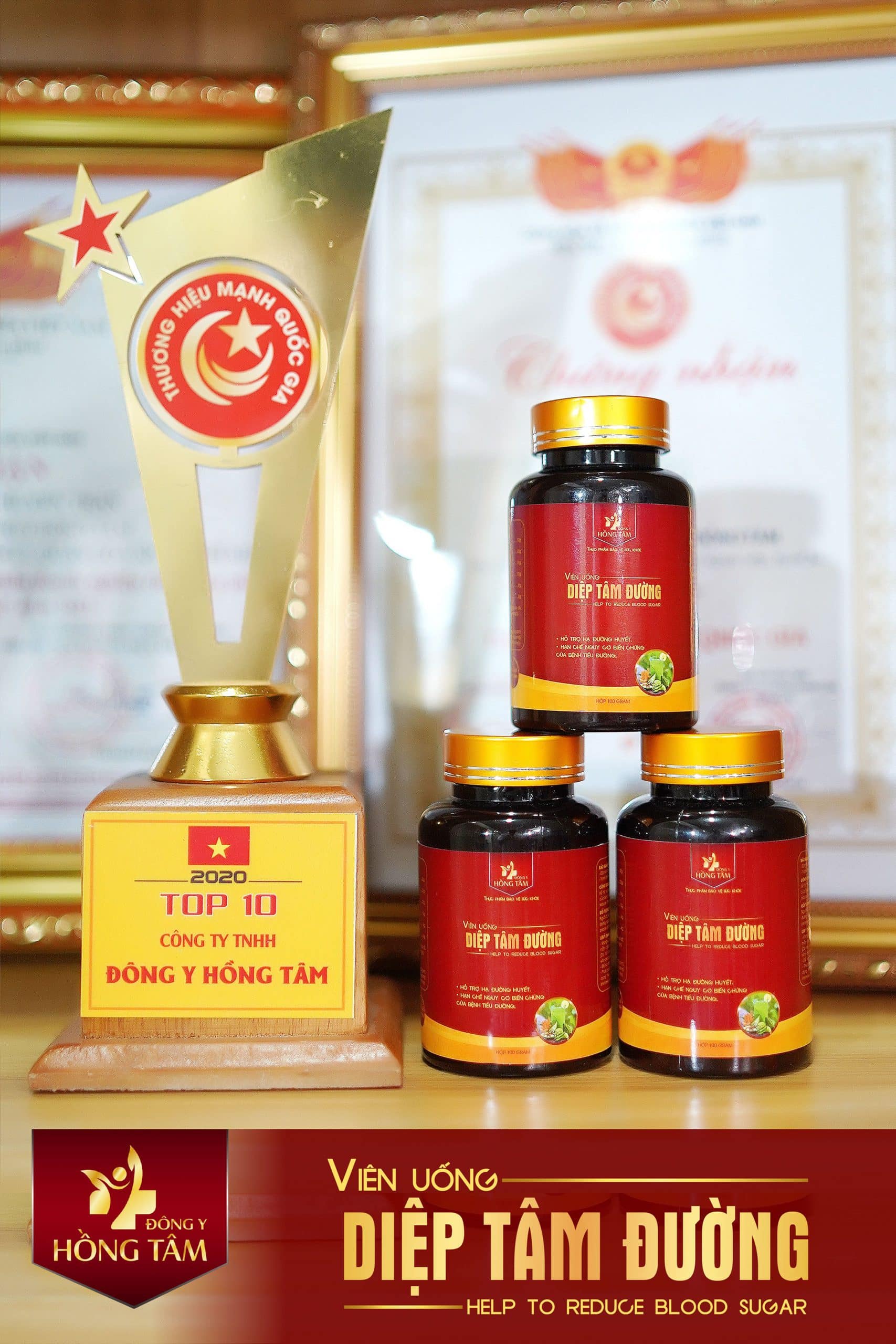 Viên uống Diệp Tâm Đường Chính hãng - 8938529135144