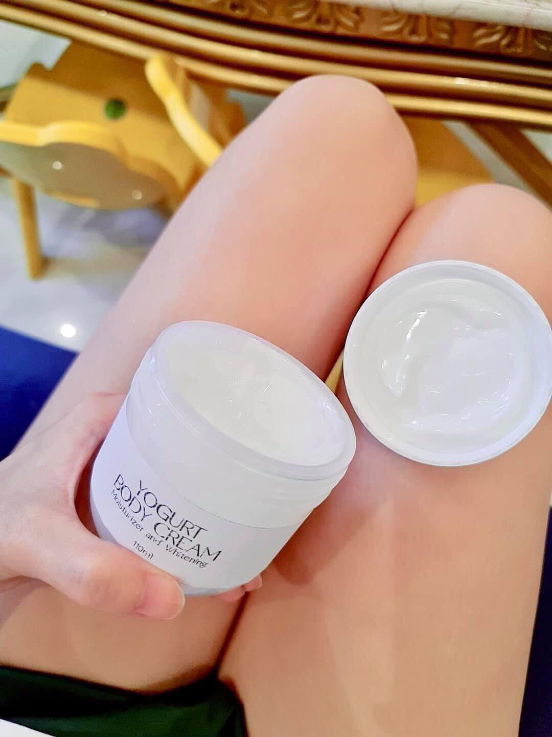 Kem dưỡng trắng da body Yogurt Body Cream Hanayuki - 8936205370018