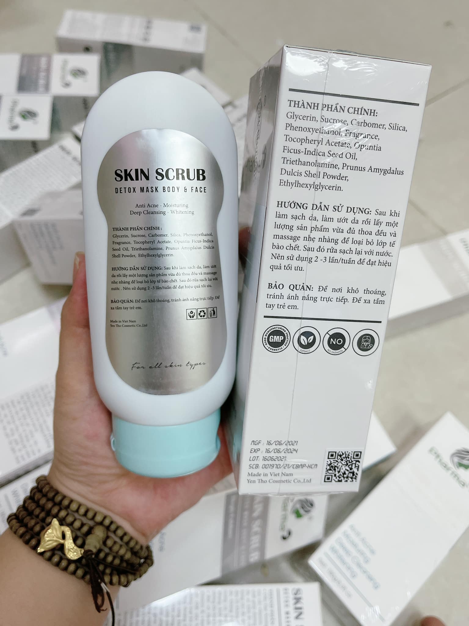 Tẩy tế bào Skin Scrub Pharmat chính hãng - TTB01