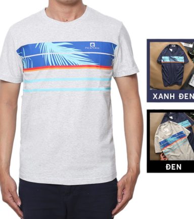 Áo Thun Nam Cổ Tròn Cotton In Hình - AB387